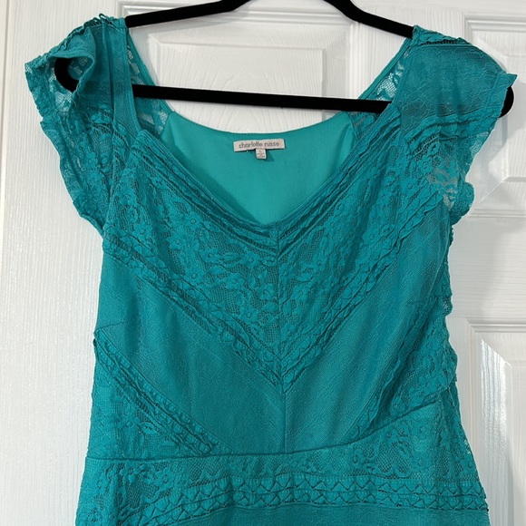 Charlotte Russe | Lace Floral Dress - Picture 2 of 7